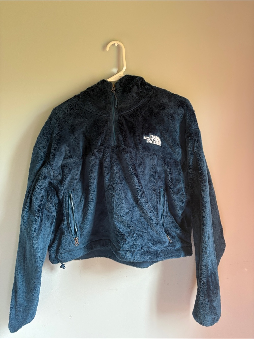 The North Face Dark Blue Plush Half-Zip Fleece